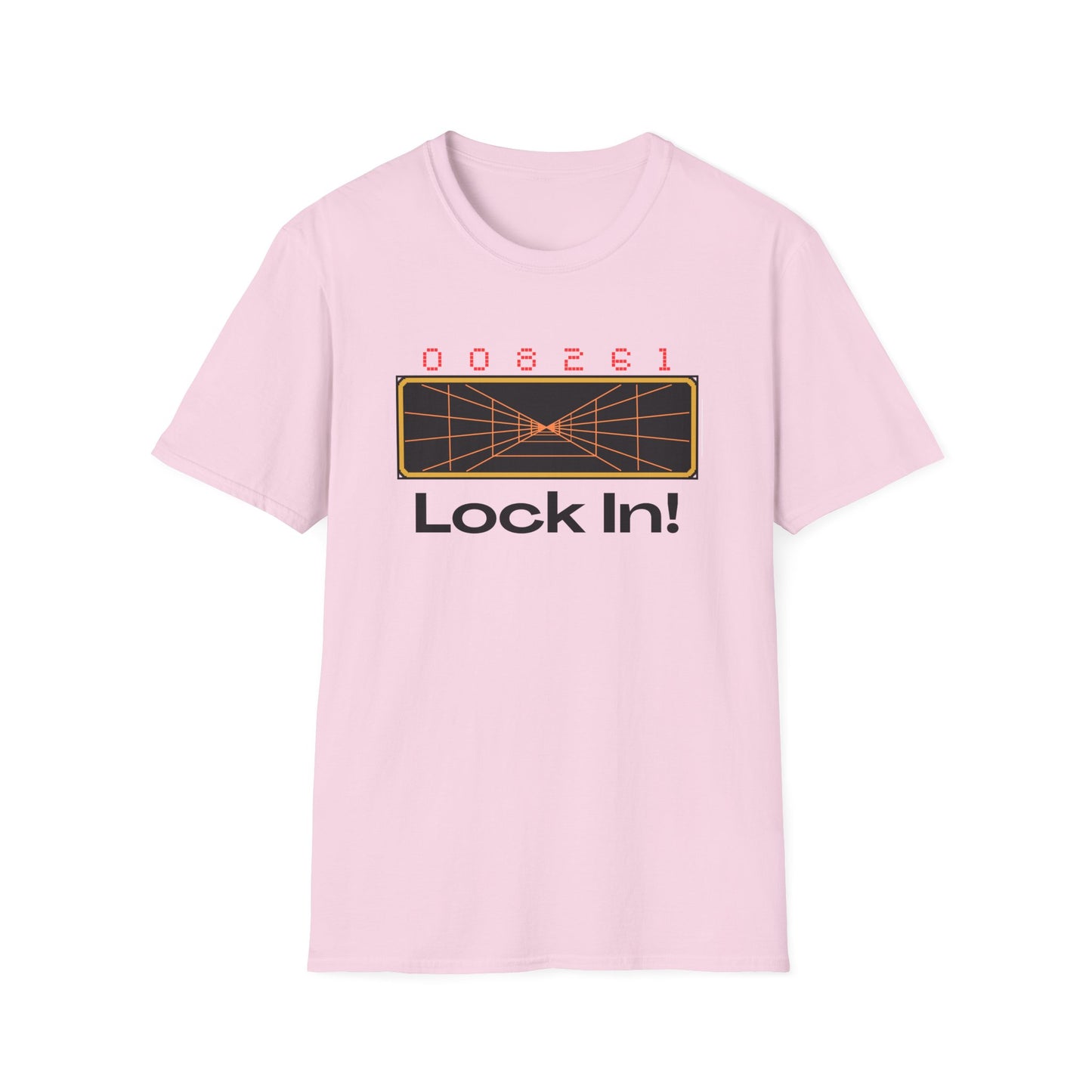Retro 'Lock In!' Unisex Softstyle T-Shirt - Perfect for Gamers & Casual Wear