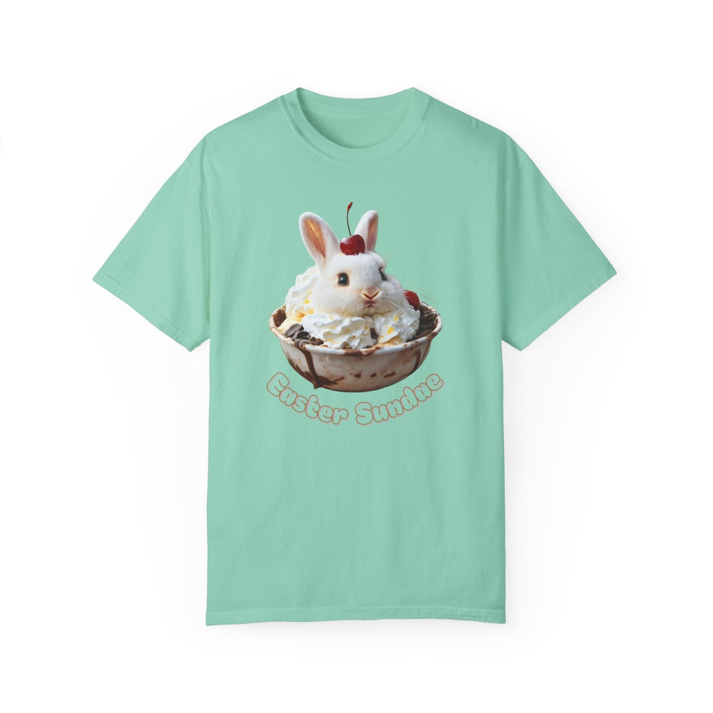 Easter Sundae - Bunny Rabbit T-shirt Cute Ice Cream Sundae Design