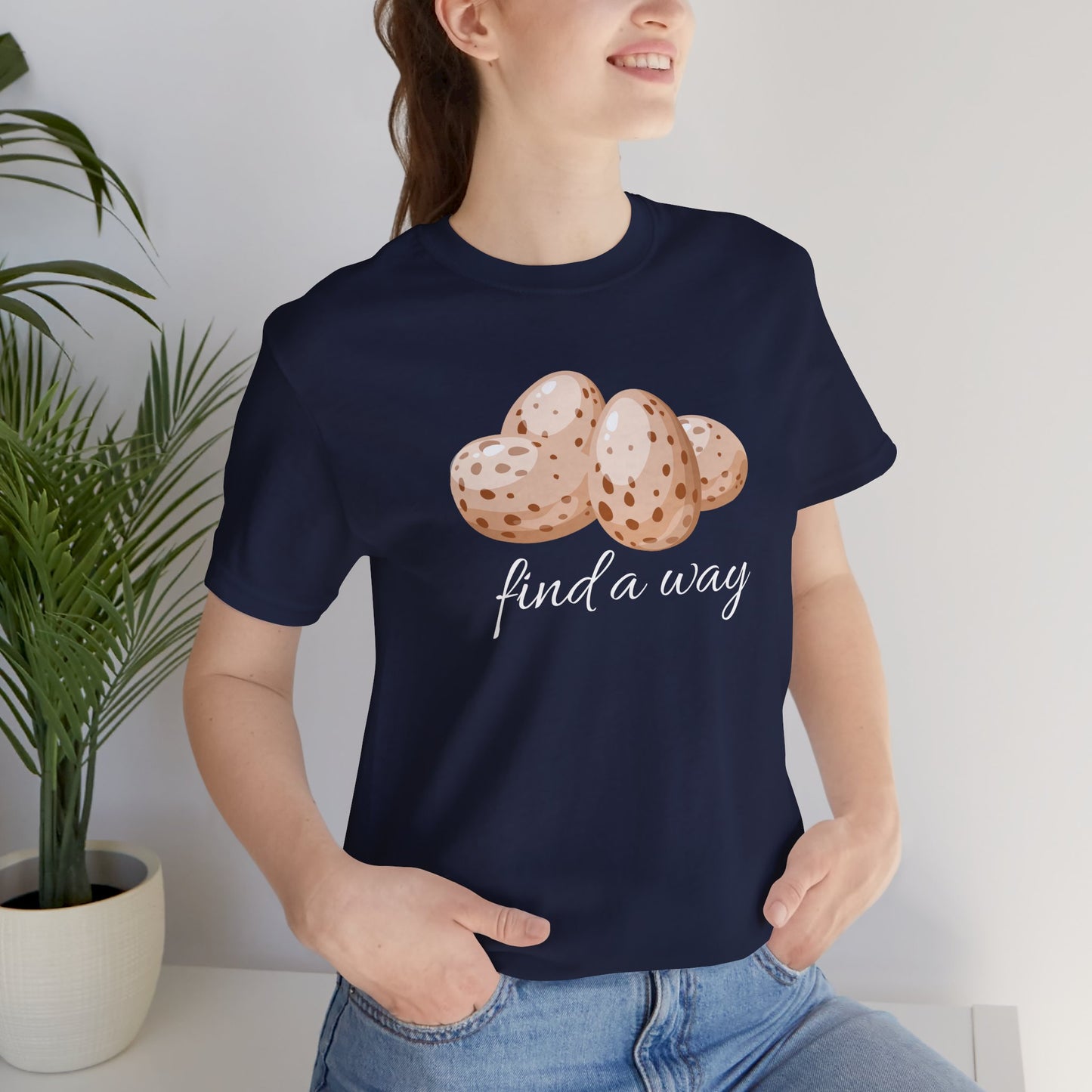 Find A Way Comfy Unisex Cotton Blend T-shirt