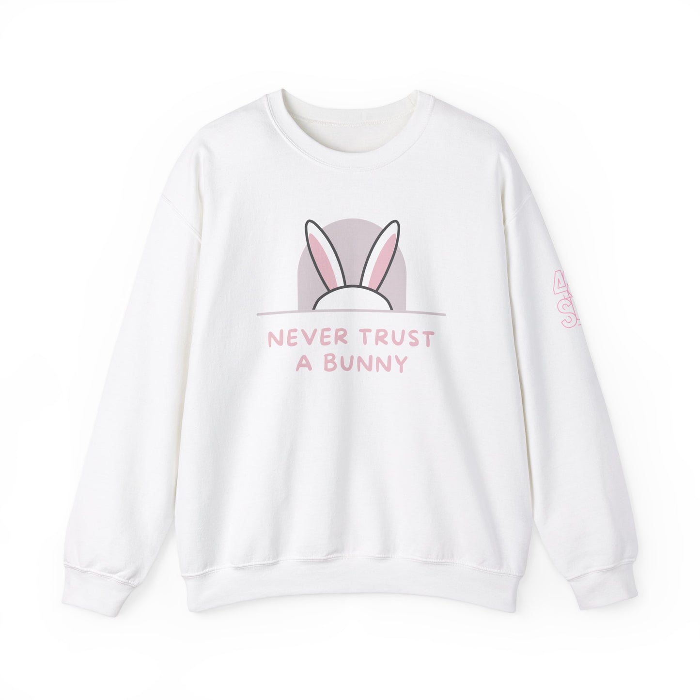 Never Trust A Bunny - Cozy Unisex Sweatshirt
