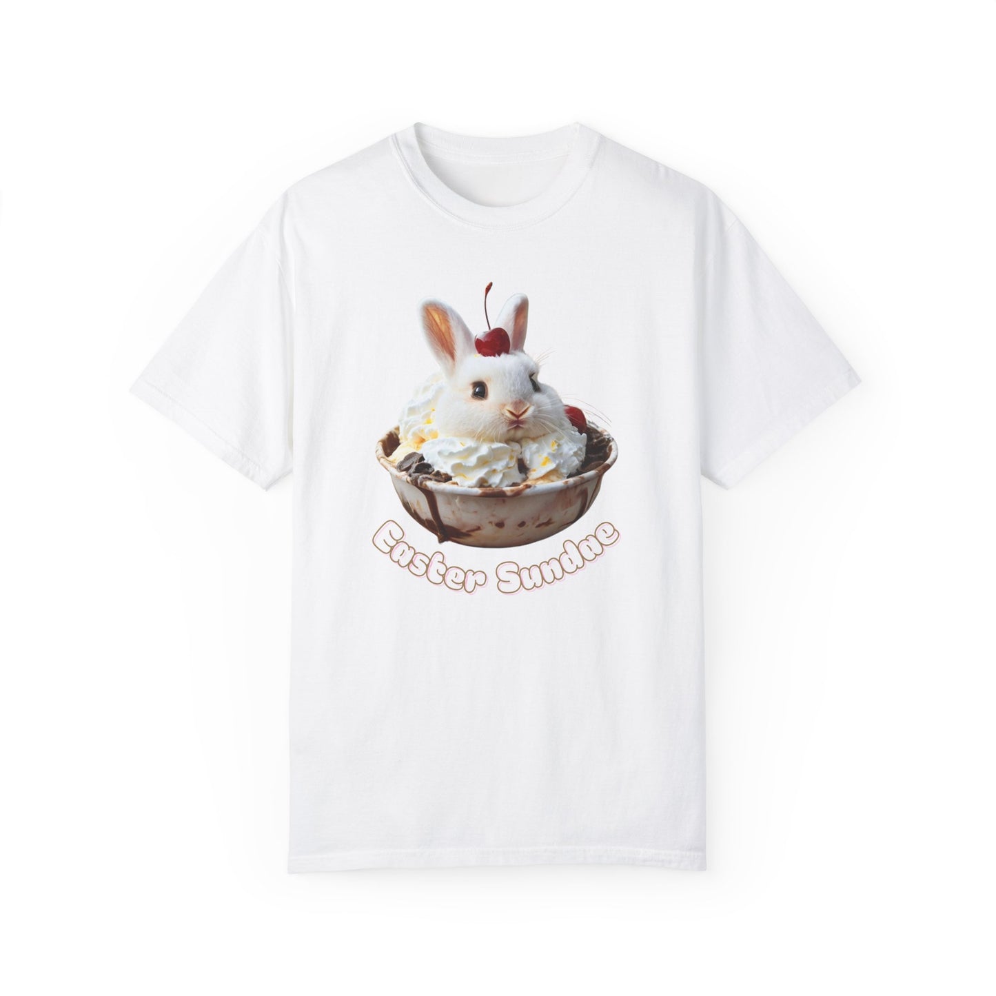 Easter Sundae - Bunny Rabbit T-shirt Cute Ice Cream Sundae Design