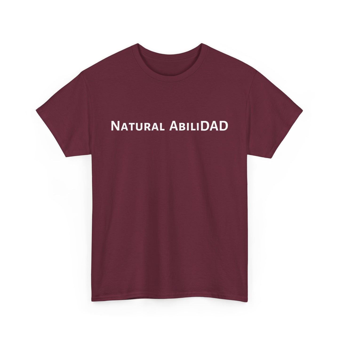 Natural AbiliDad Comfy Unisex Heavy Cotton Tee