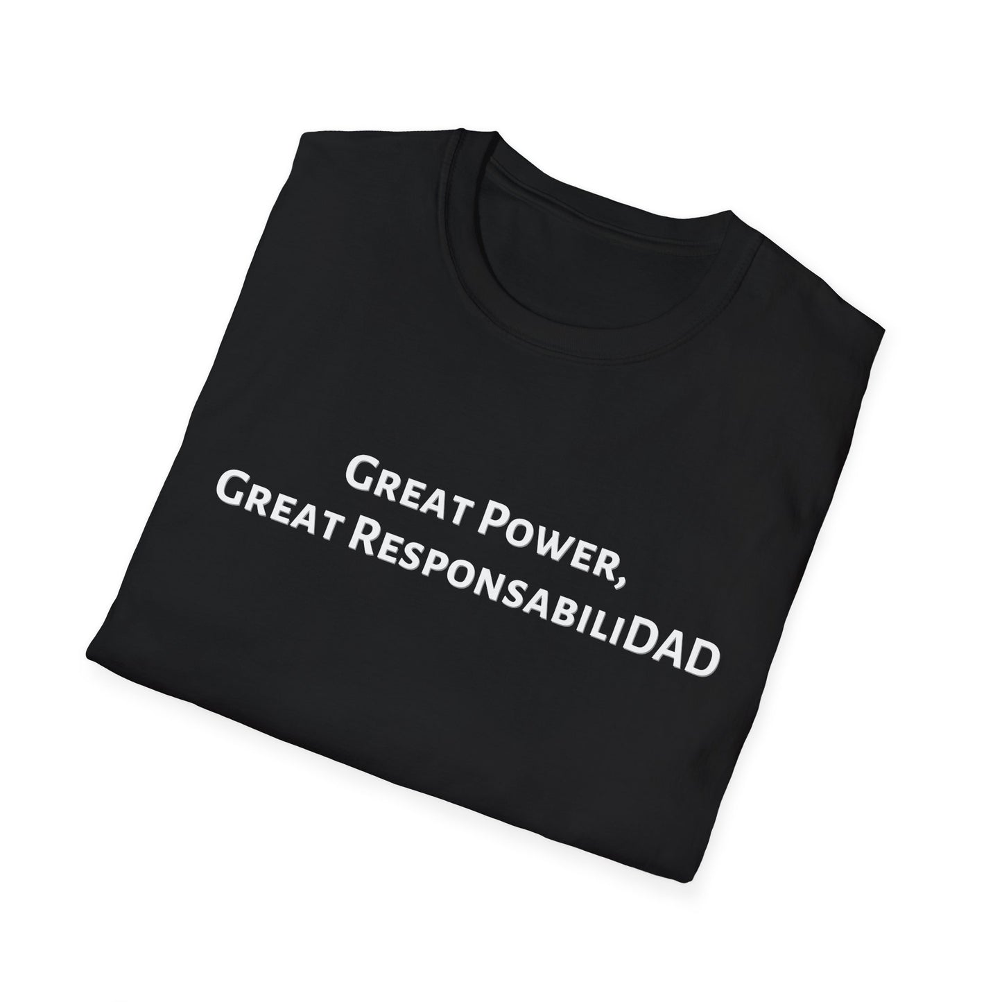 Great Power Superhero Dad T-Shirt - Comfy Casual
