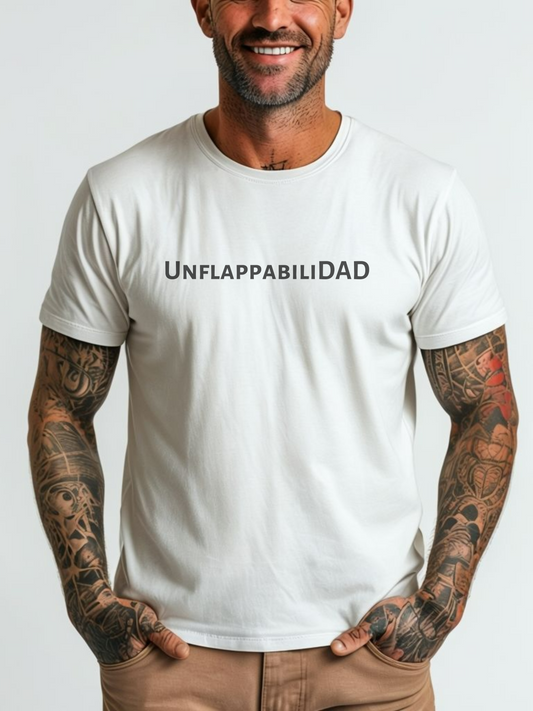 UnflappabiliDAD - Unisex Moisture Wicking Tee - Perfect for Father's Day & Active Lifestyles