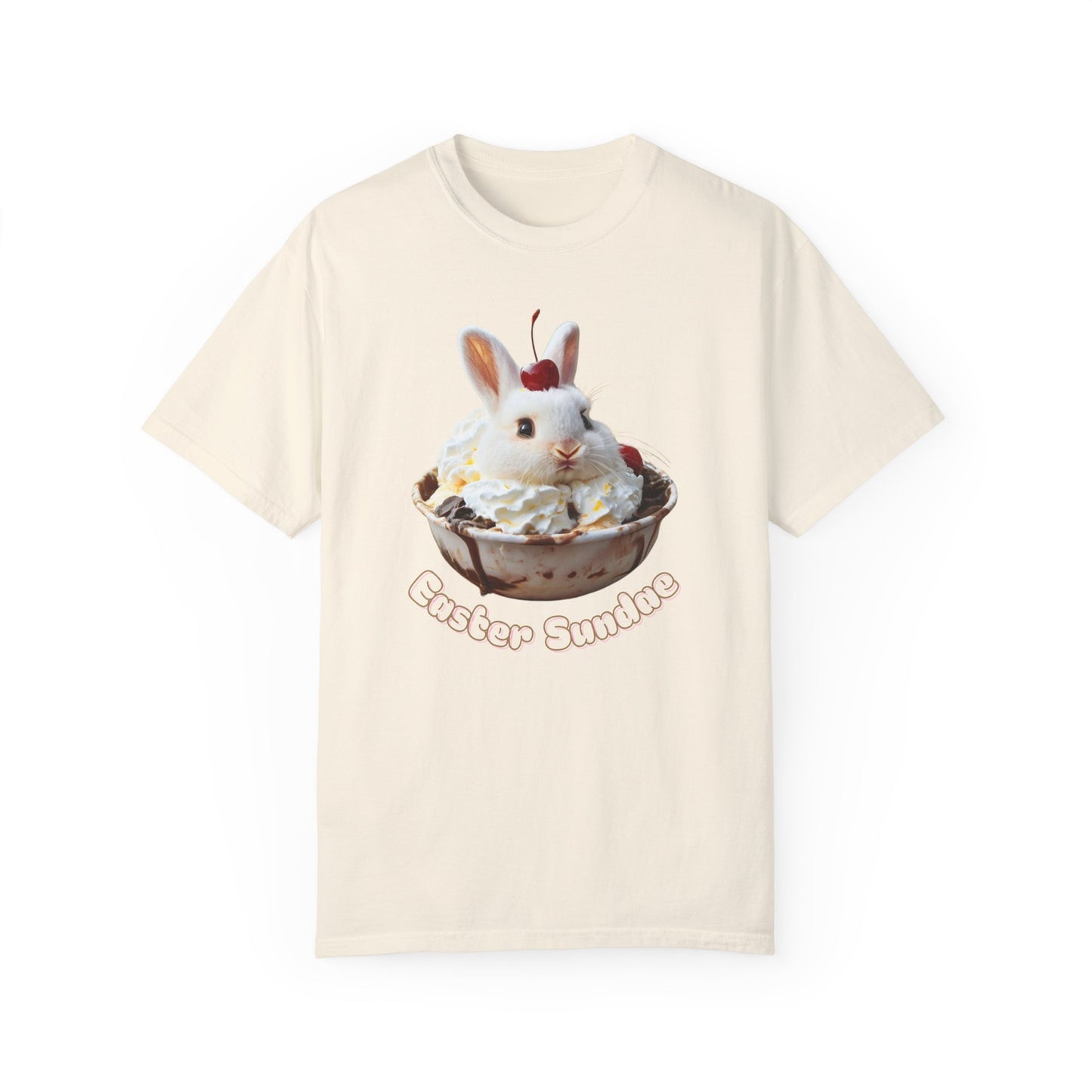 Easter Sundae - Bunny Rabbit T-shirt Cute Ice Cream Sundae Design