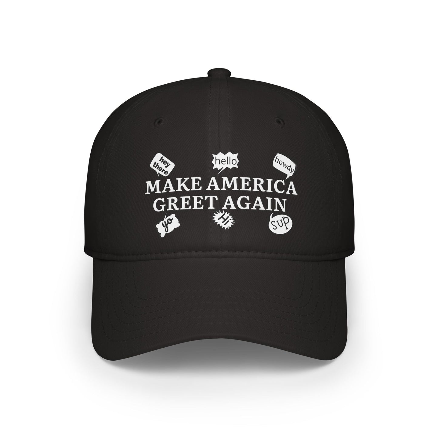 Adjustable Baseball Cap - Make America Greet Again Political Spoof