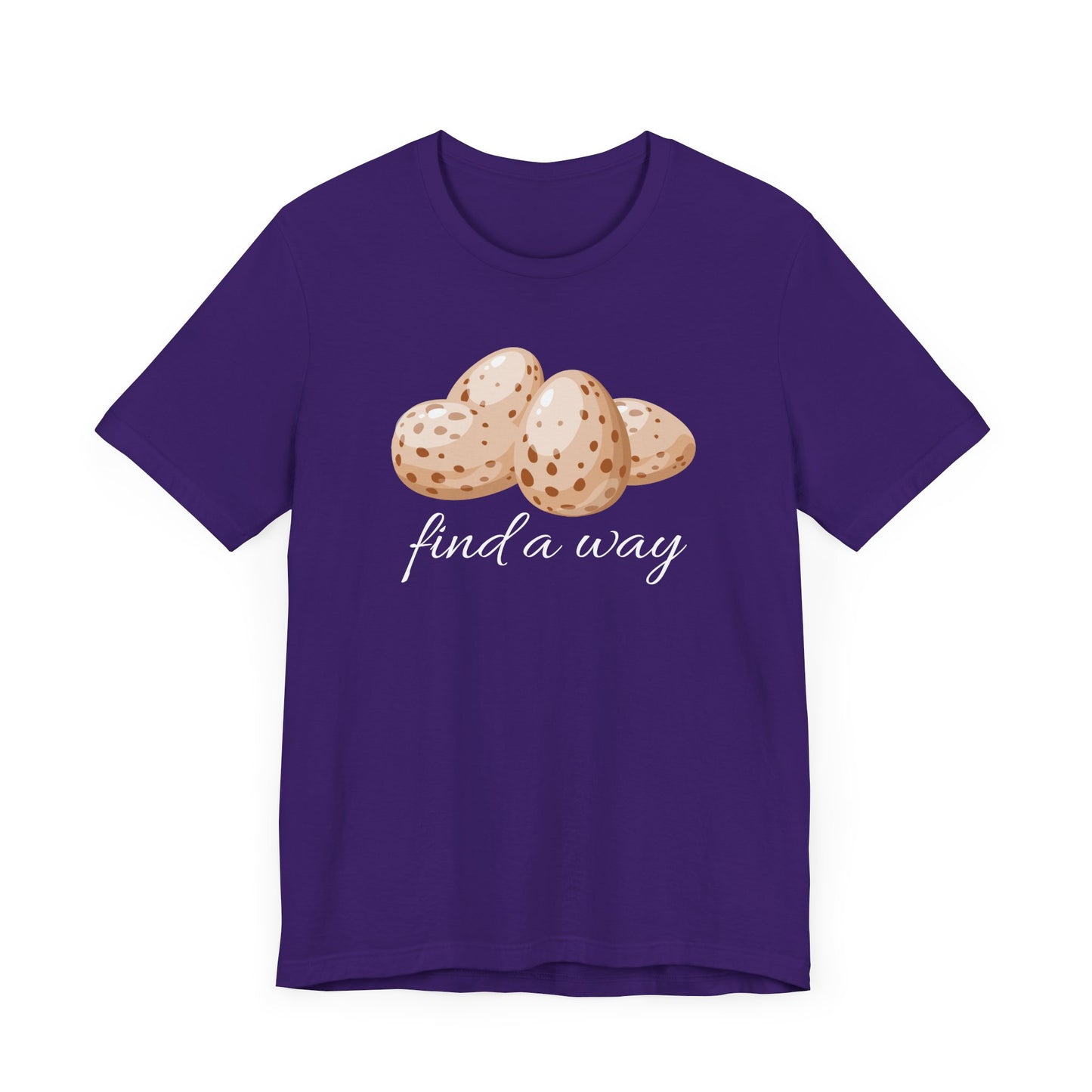 Find A Way Comfy Unisex Cotton Blend T-shirt