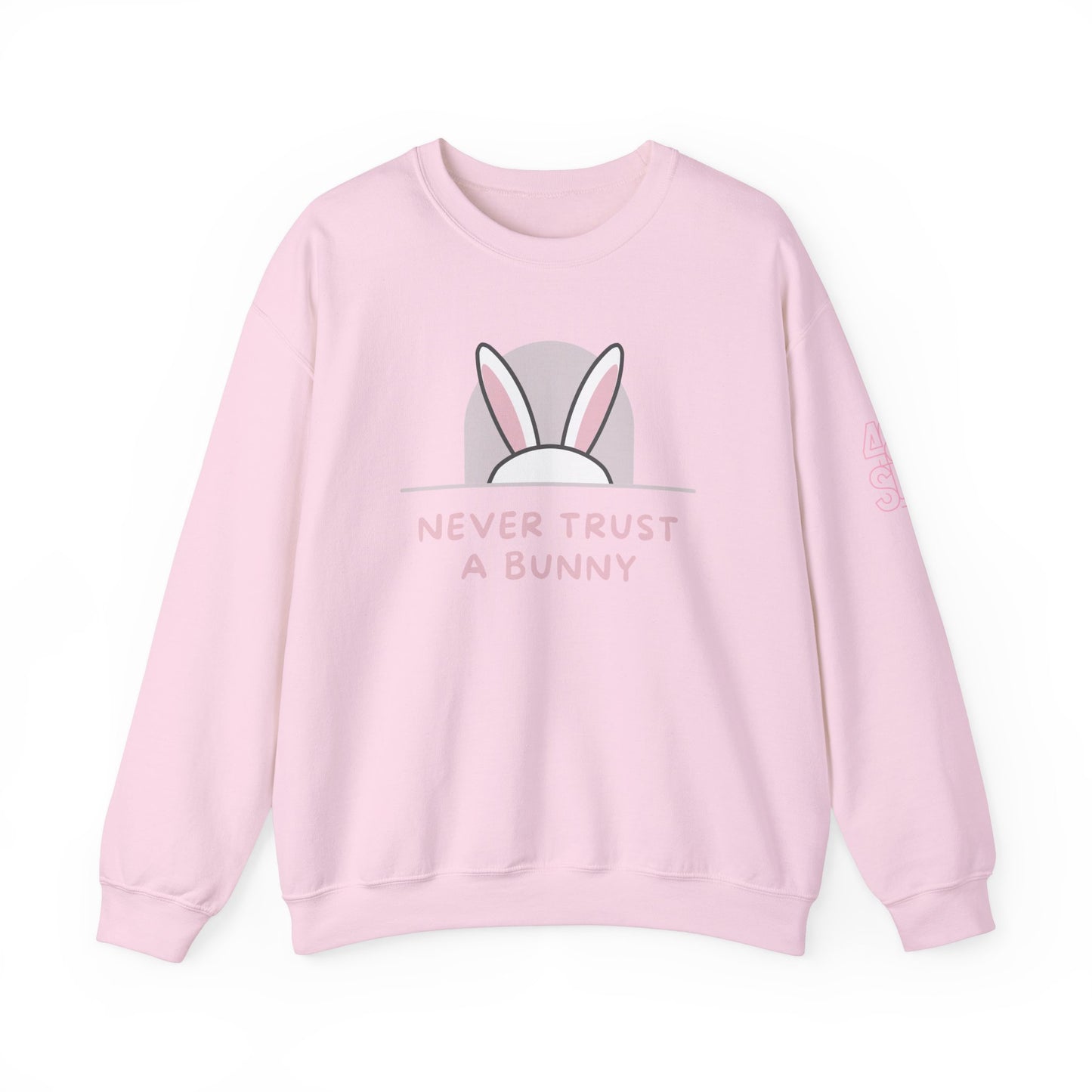 Never Trust A Bunny - Cozy Unisex Sweatshirt