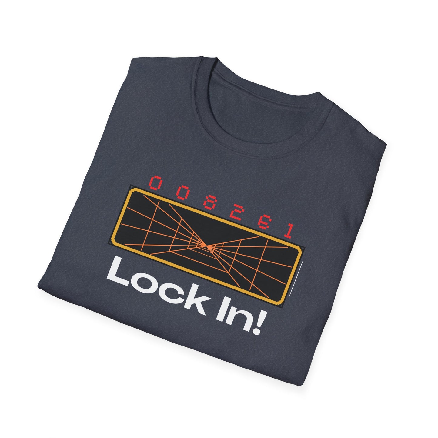 Retro 'Lock In!' Unisex Softstyle T-Shirt - Perfect for Gamers & Casual Wear