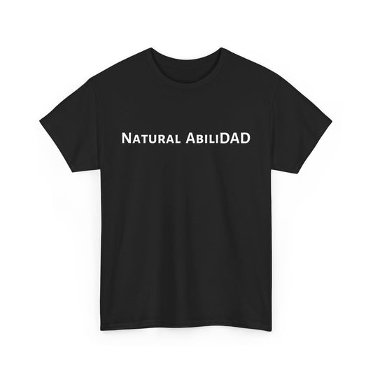 Natural AbiliDad Comfy Unisex Heavy Cotton Tee