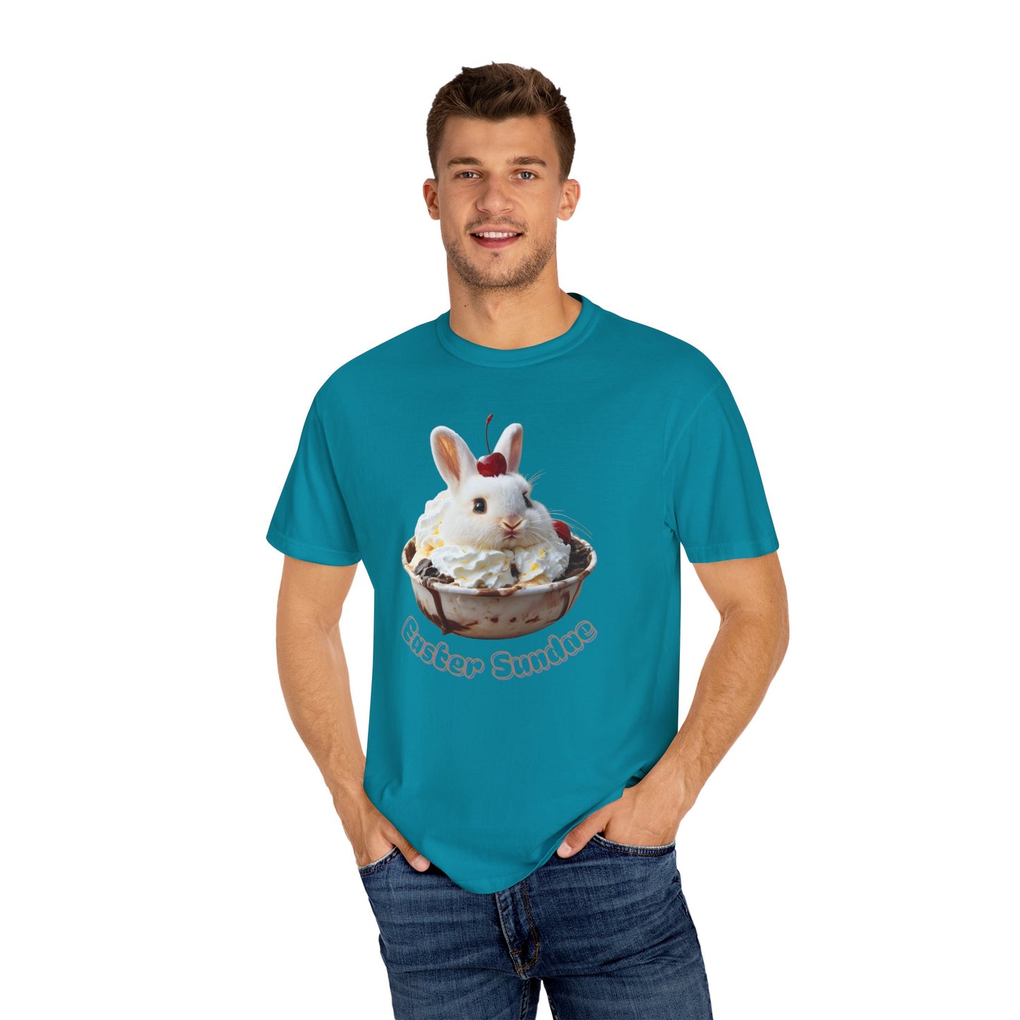 Easter Sundae - Bunny Rabbit T-shirt Cute Ice Cream Sundae Design