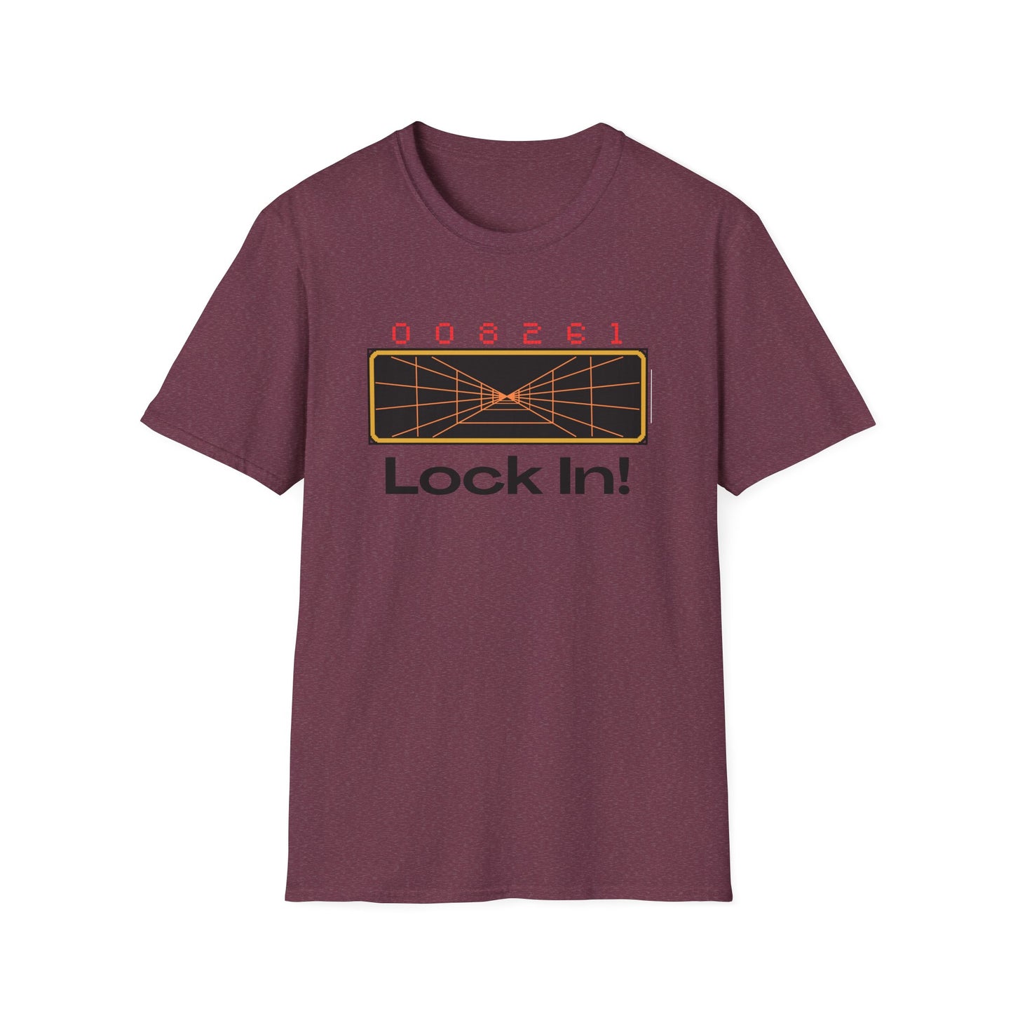 Retro 'Lock In!' Unisex Softstyle T-Shirt - Perfect for Gamers & Casual Wear