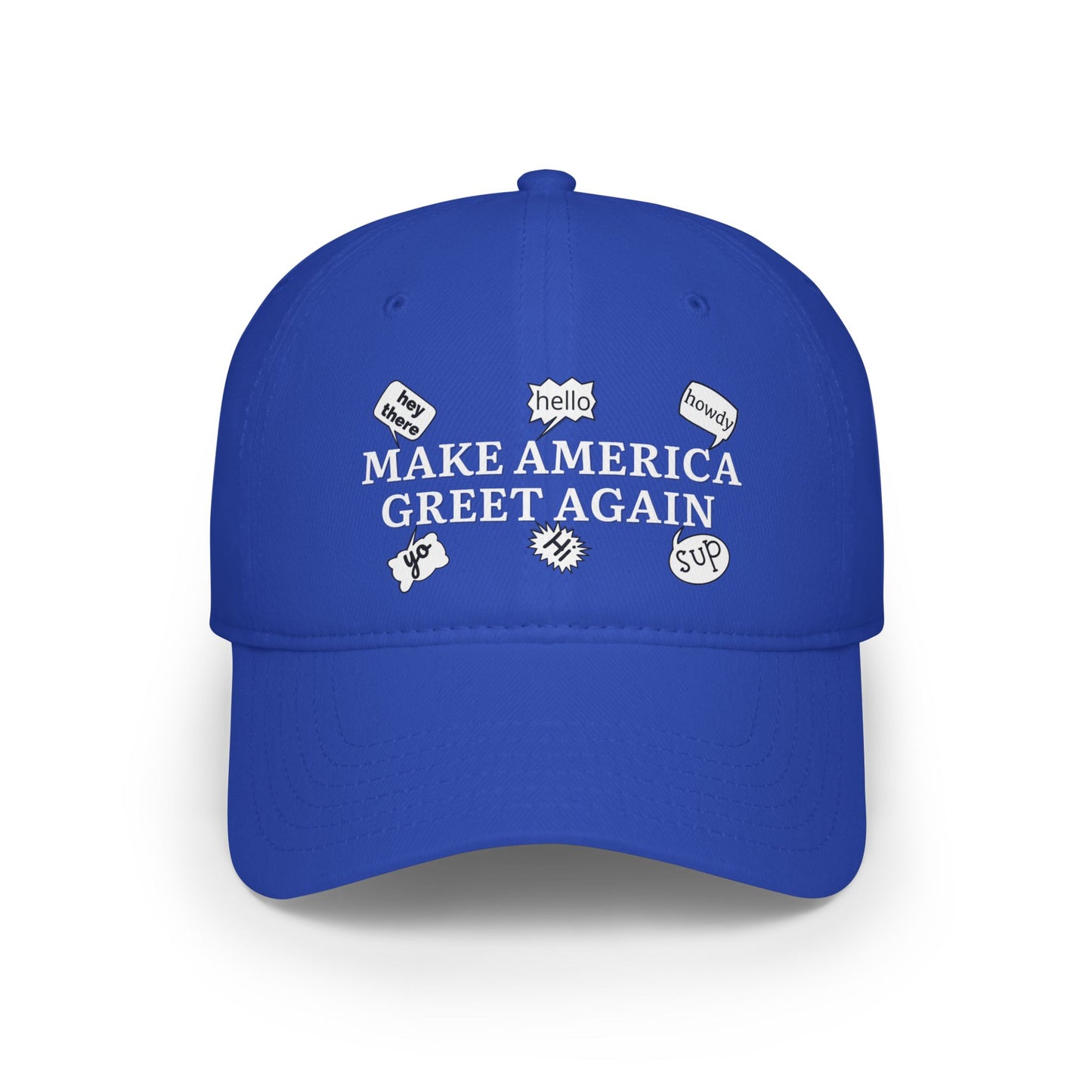 Adjustable Baseball Cap - Make America Greet Again Political Spoof