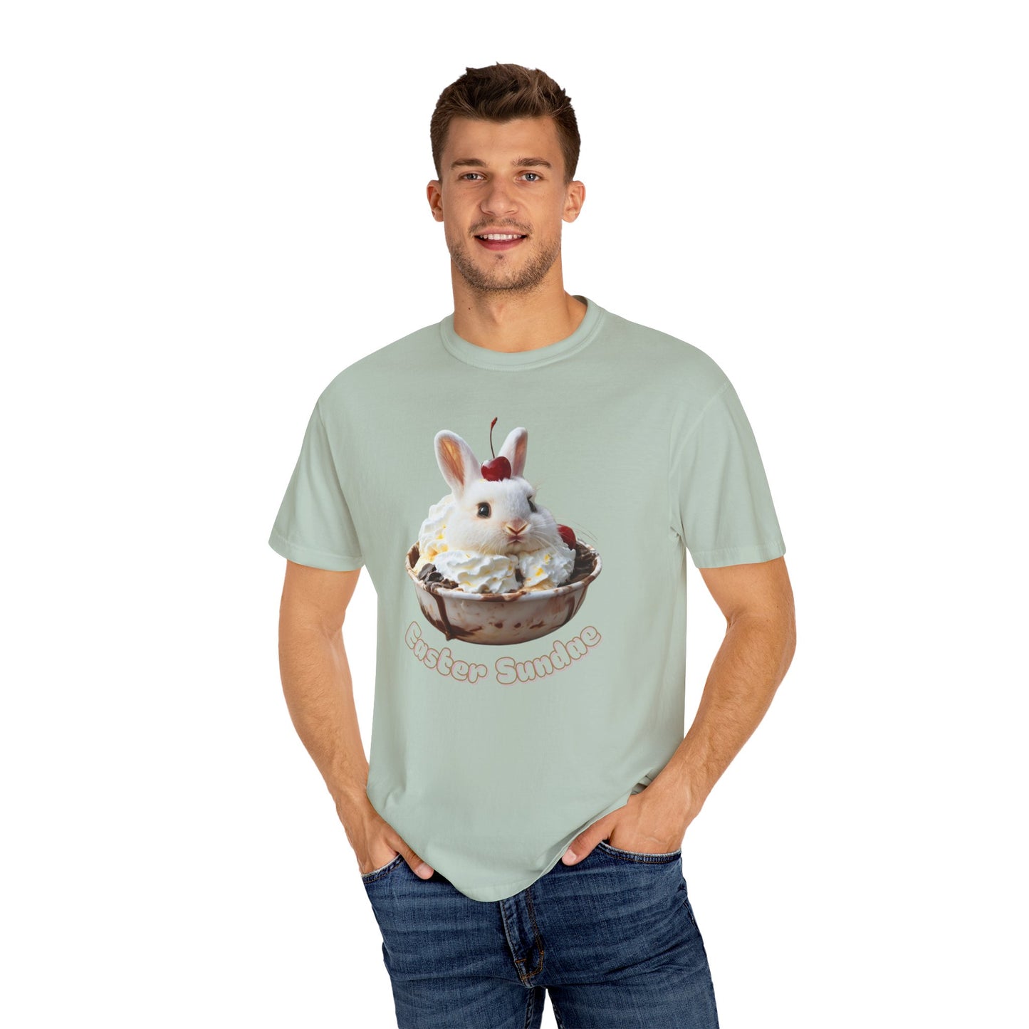 Easter Sundae - Bunny Rabbit T-shirt Cute Ice Cream Sundae Design