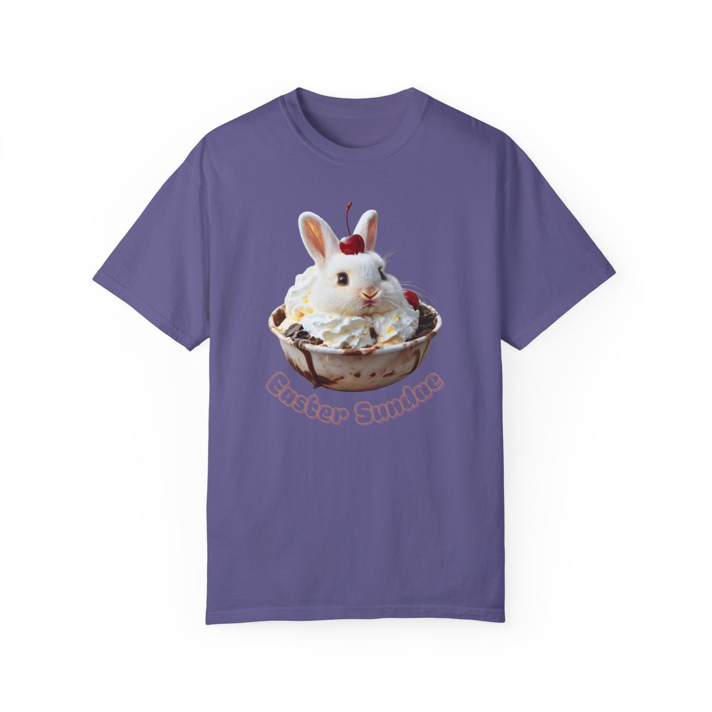 Easter Sundae - Bunny Rabbit T-shirt Cute Ice Cream Sundae Design