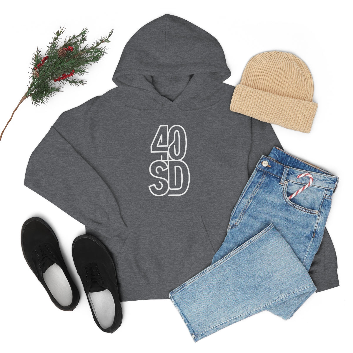 40SomethingDads Logo Unisex Heavy Blend™ Hooded Sweatshirt