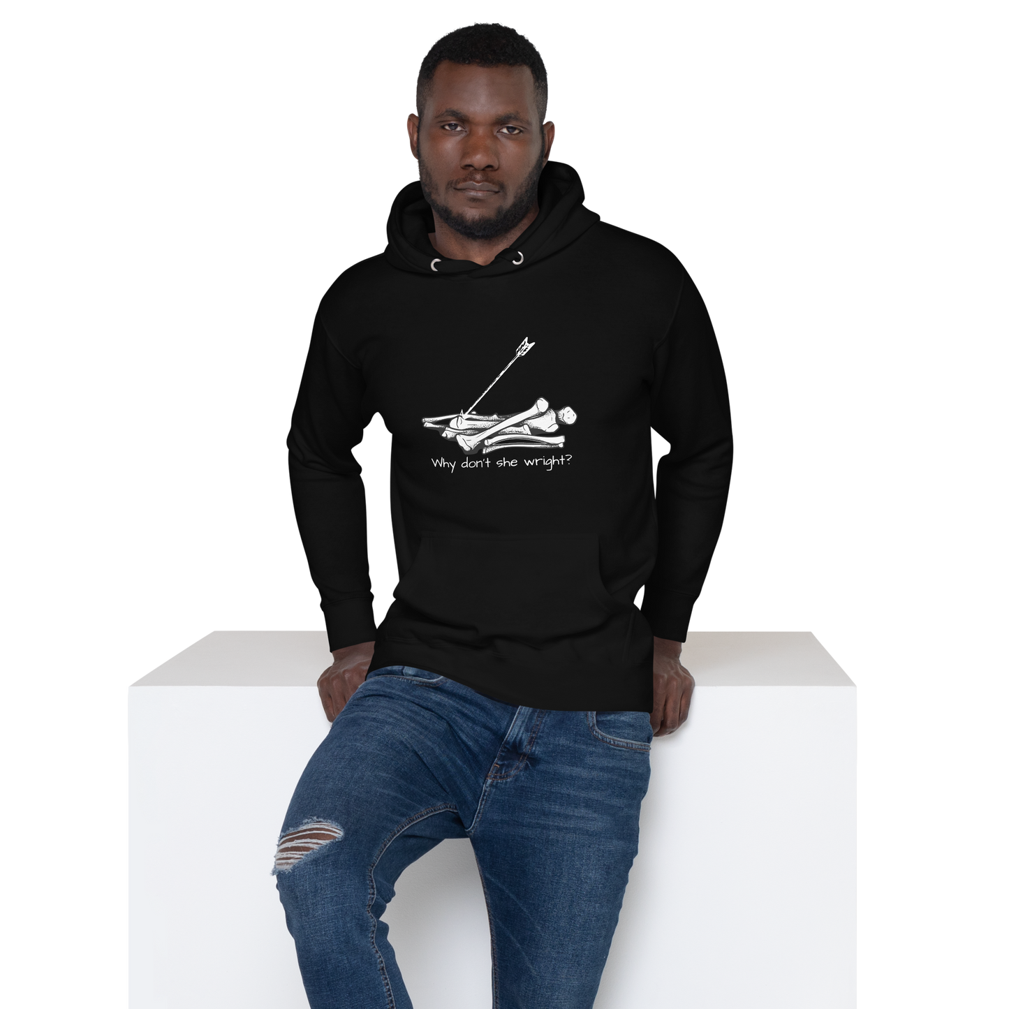Why Don’t She Write Unisex Hoodie