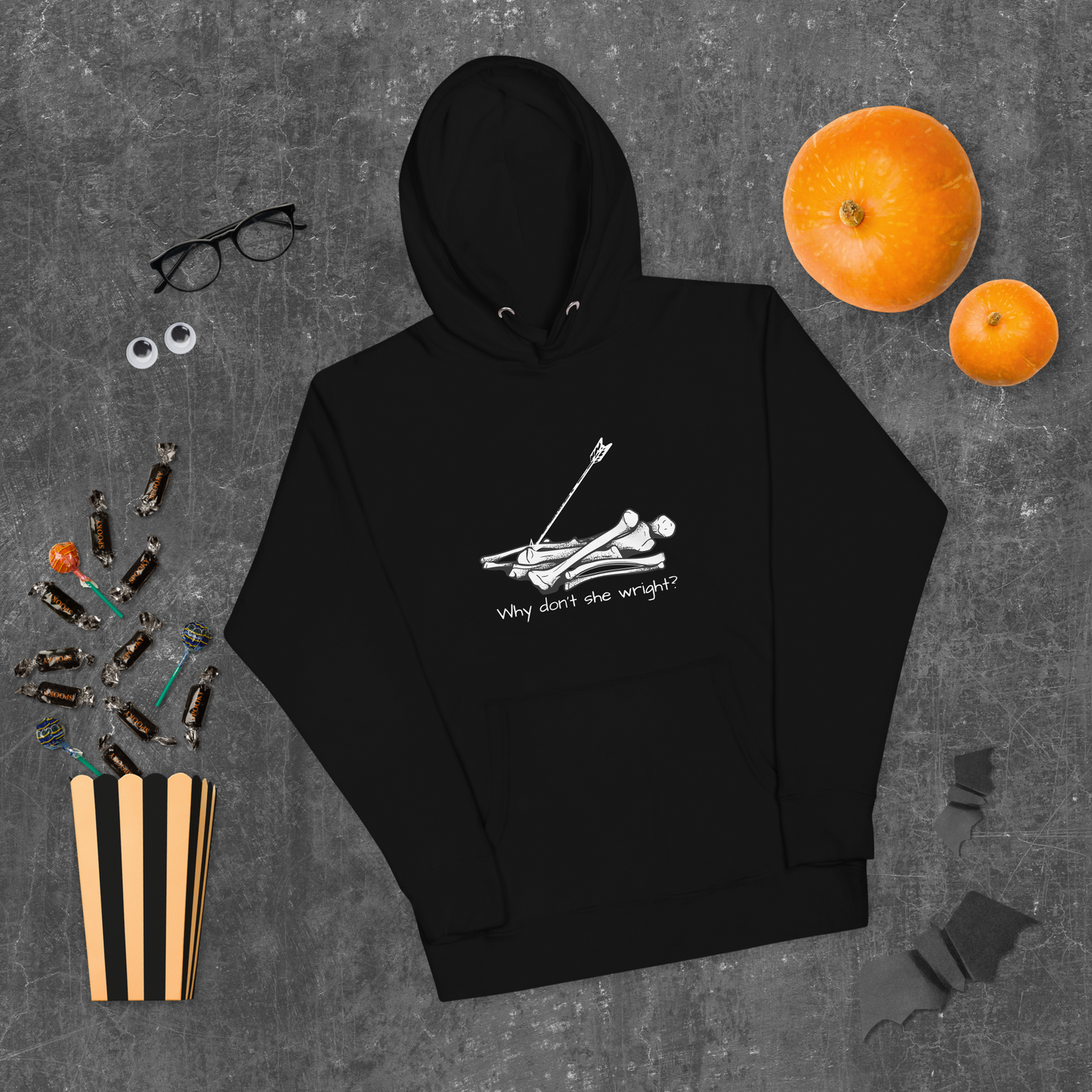 Why Don’t She Write Unisex Hoodie