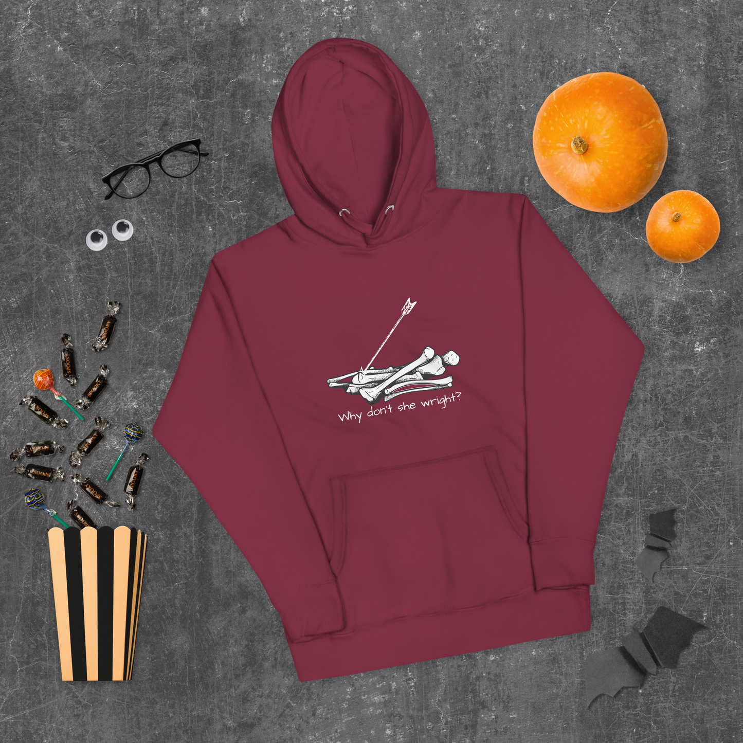 Why Don’t She Write Unisex Hoodie