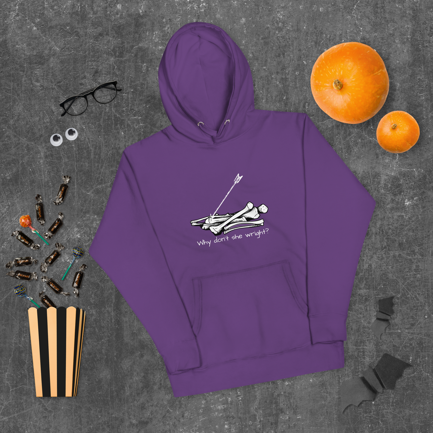 Why Don’t She Write Unisex Hoodie