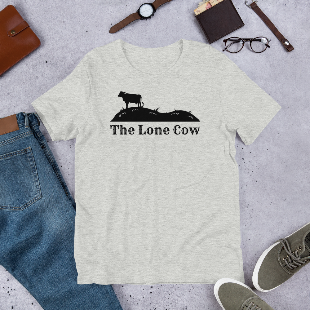 The Lone Cow Unisex t-shirt