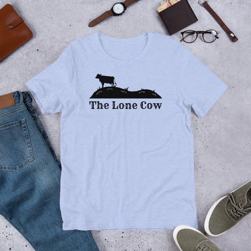 The Lone Cow Unisex t-shirt