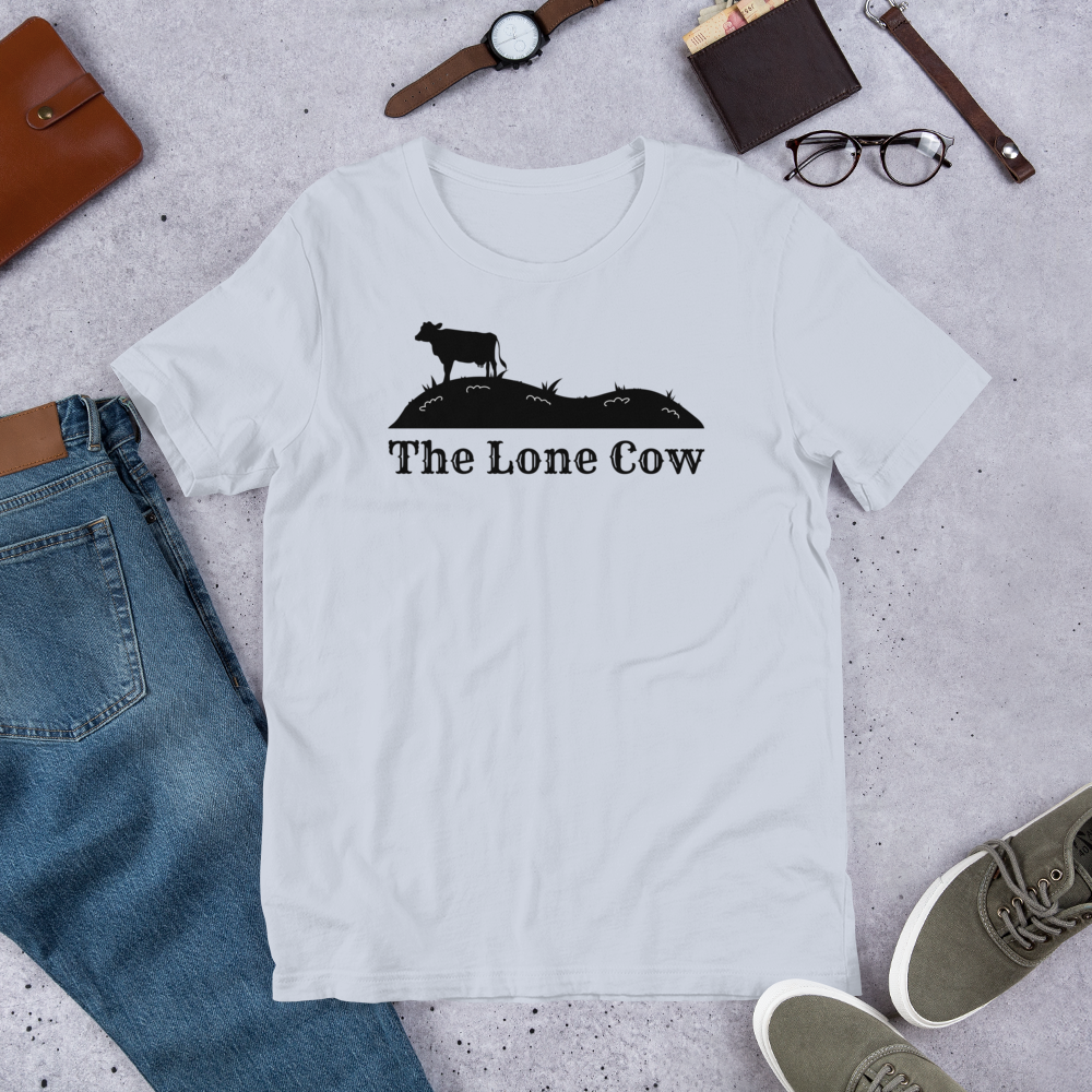 The Lone Cow Unisex t-shirt