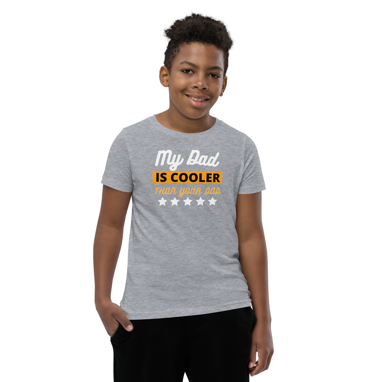 My Dad Is Cooler Than Your Dad Youth Short Sleeve T-Shirt