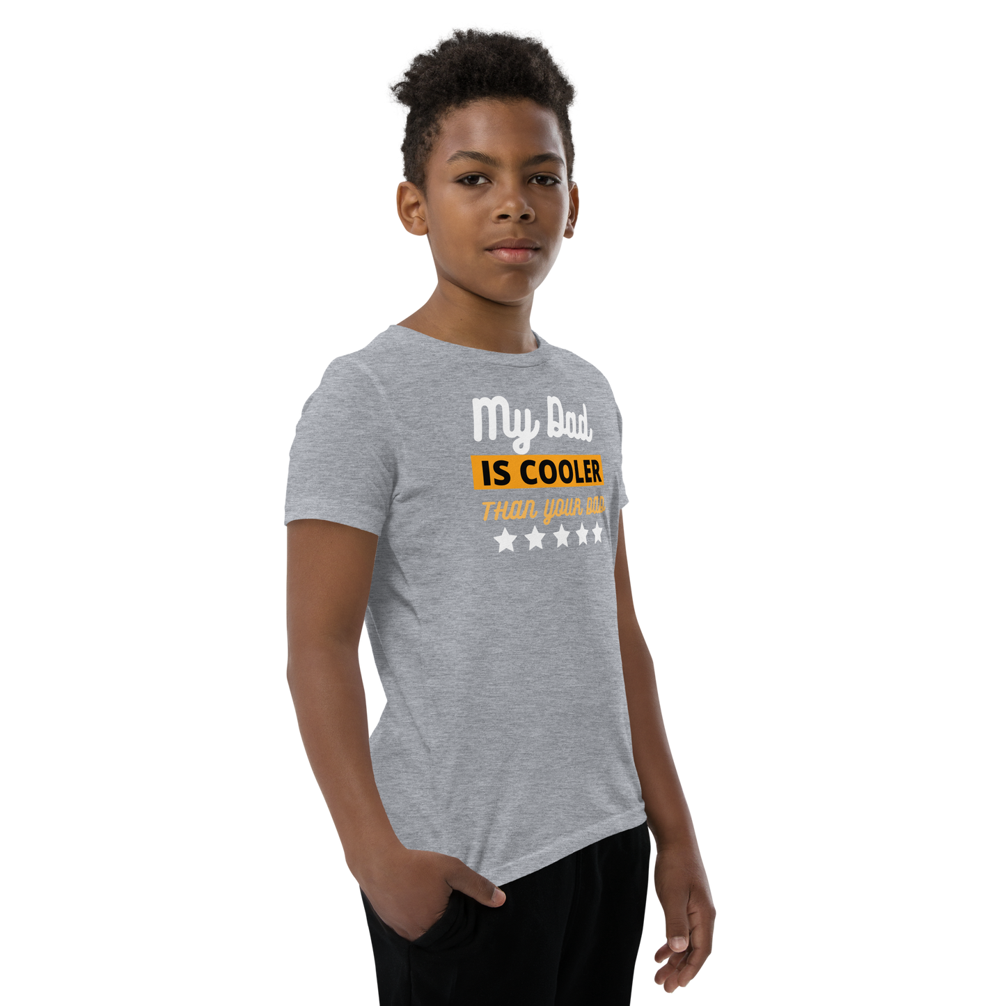 My Dad Is Cooler Than Your Dad Youth Short Sleeve T-Shirt