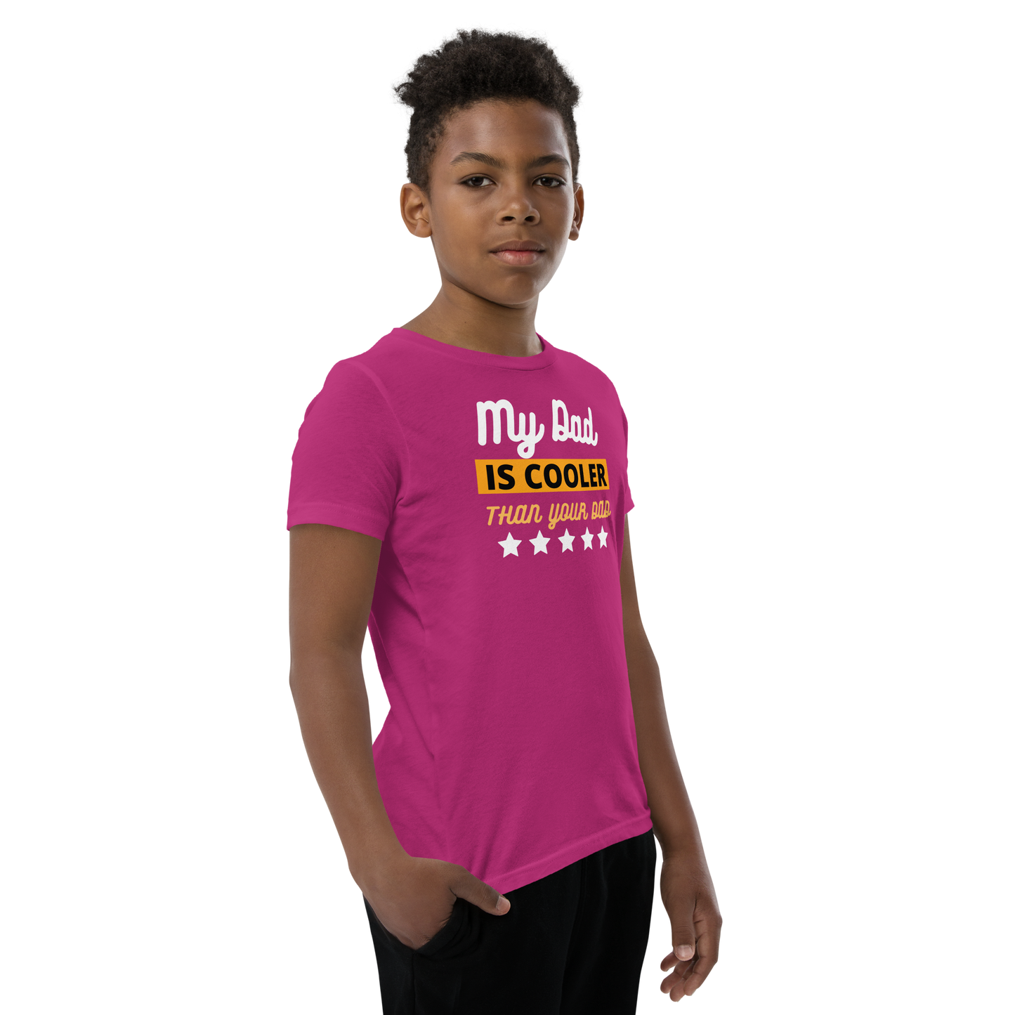 My Dad Is Cooler Than Your Dad Youth Short Sleeve T-Shirt