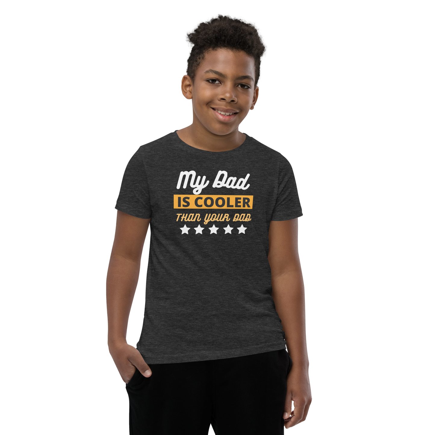 My Dad Is Cooler Than Your Dad Youth Short Sleeve T-Shirt