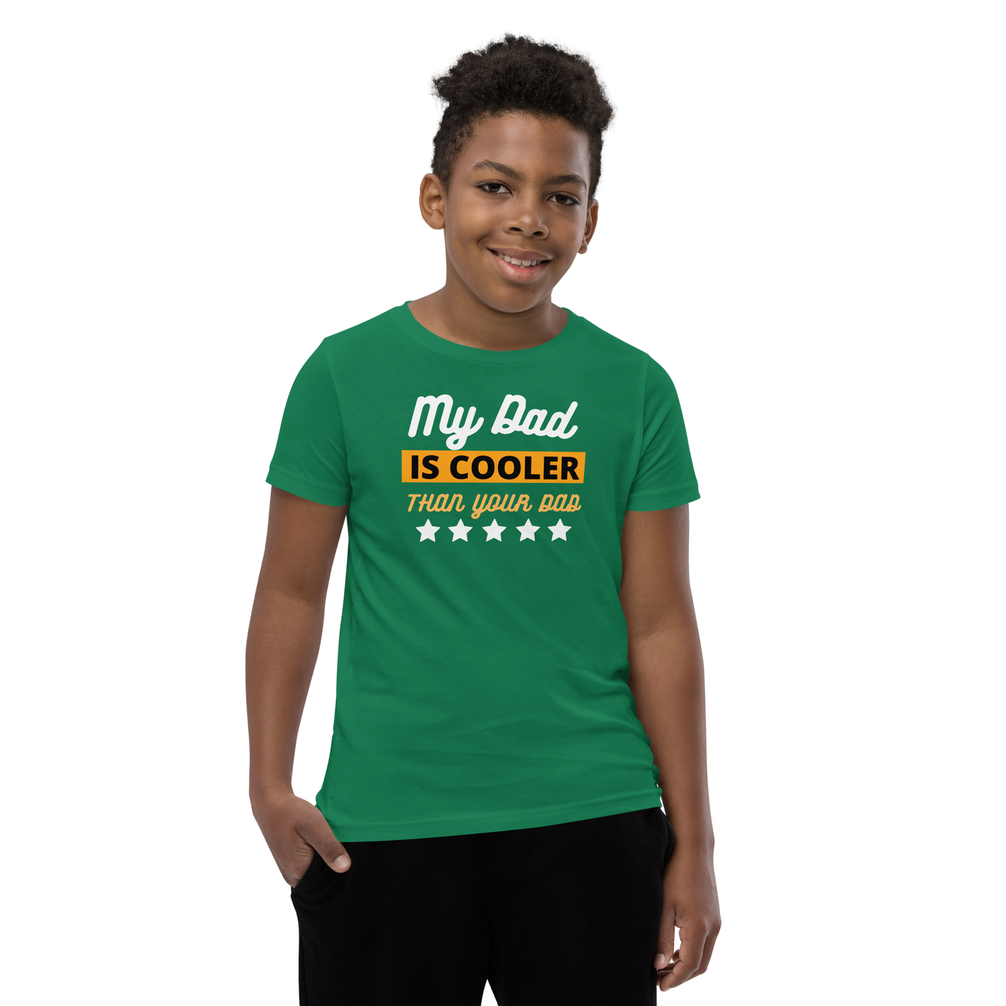My Dad Is Cooler Than Your Dad Youth Short Sleeve T-Shirt