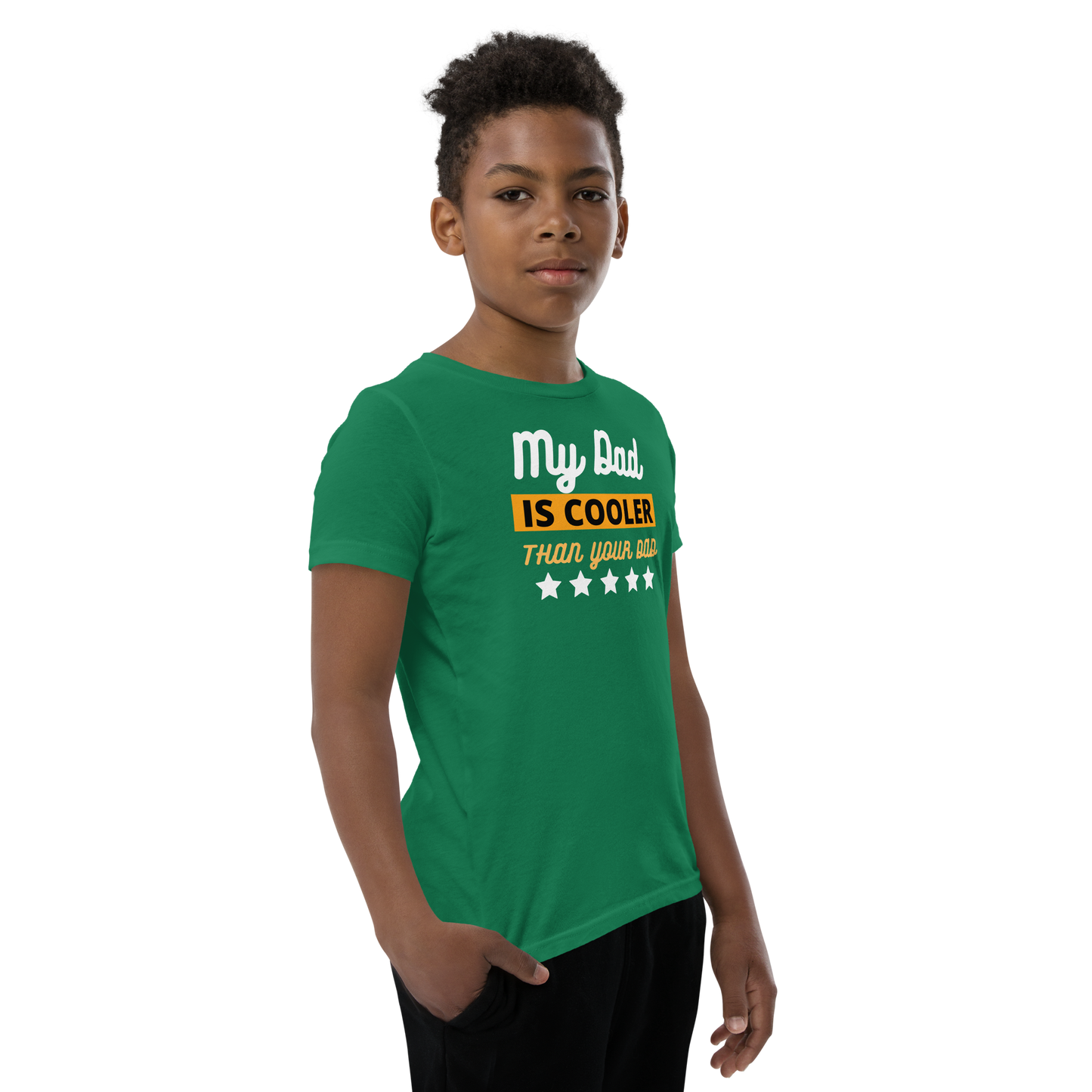 My Dad Is Cooler Than Your Dad Youth Short Sleeve T-Shirt