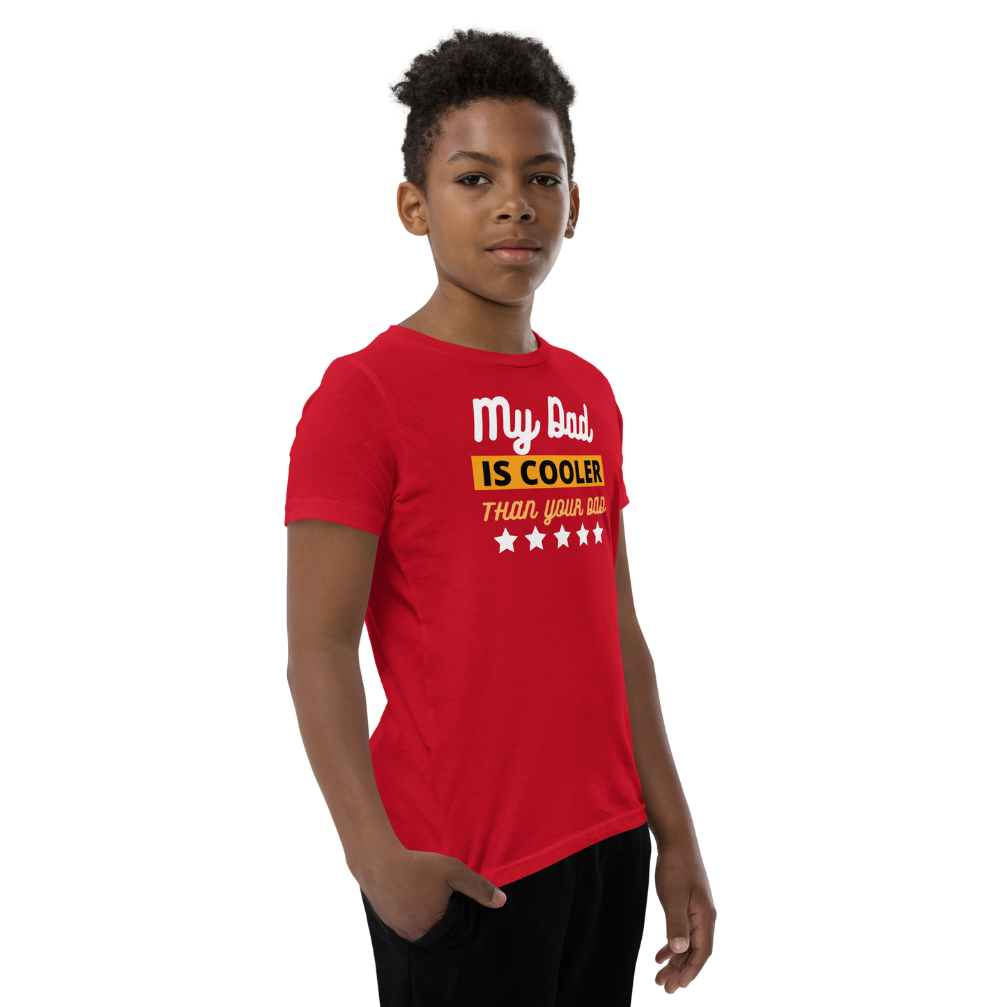 My Dad Is Cooler Than Your Dad Youth Short Sleeve T-Shirt