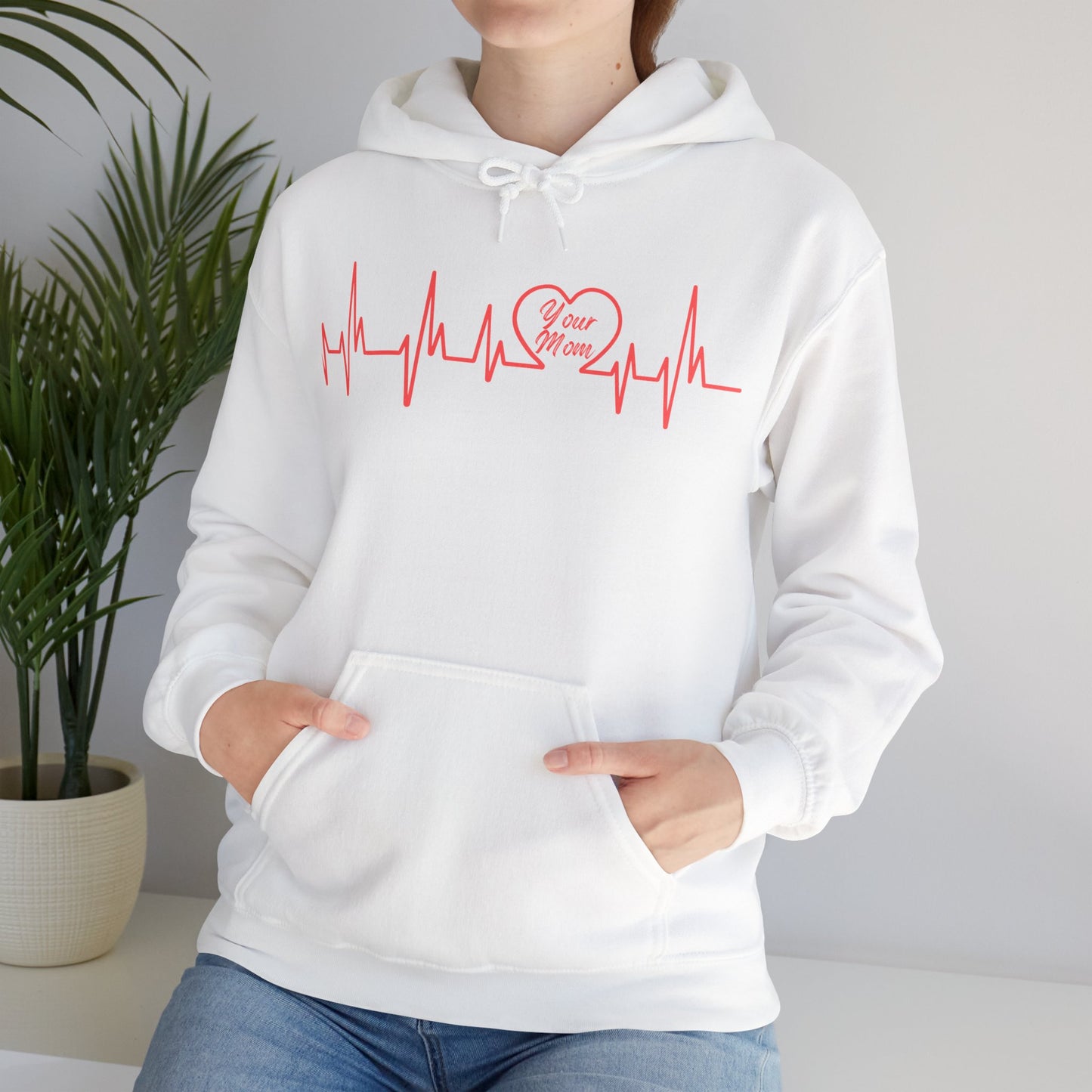 Your Mom Heartbeat Hoodie