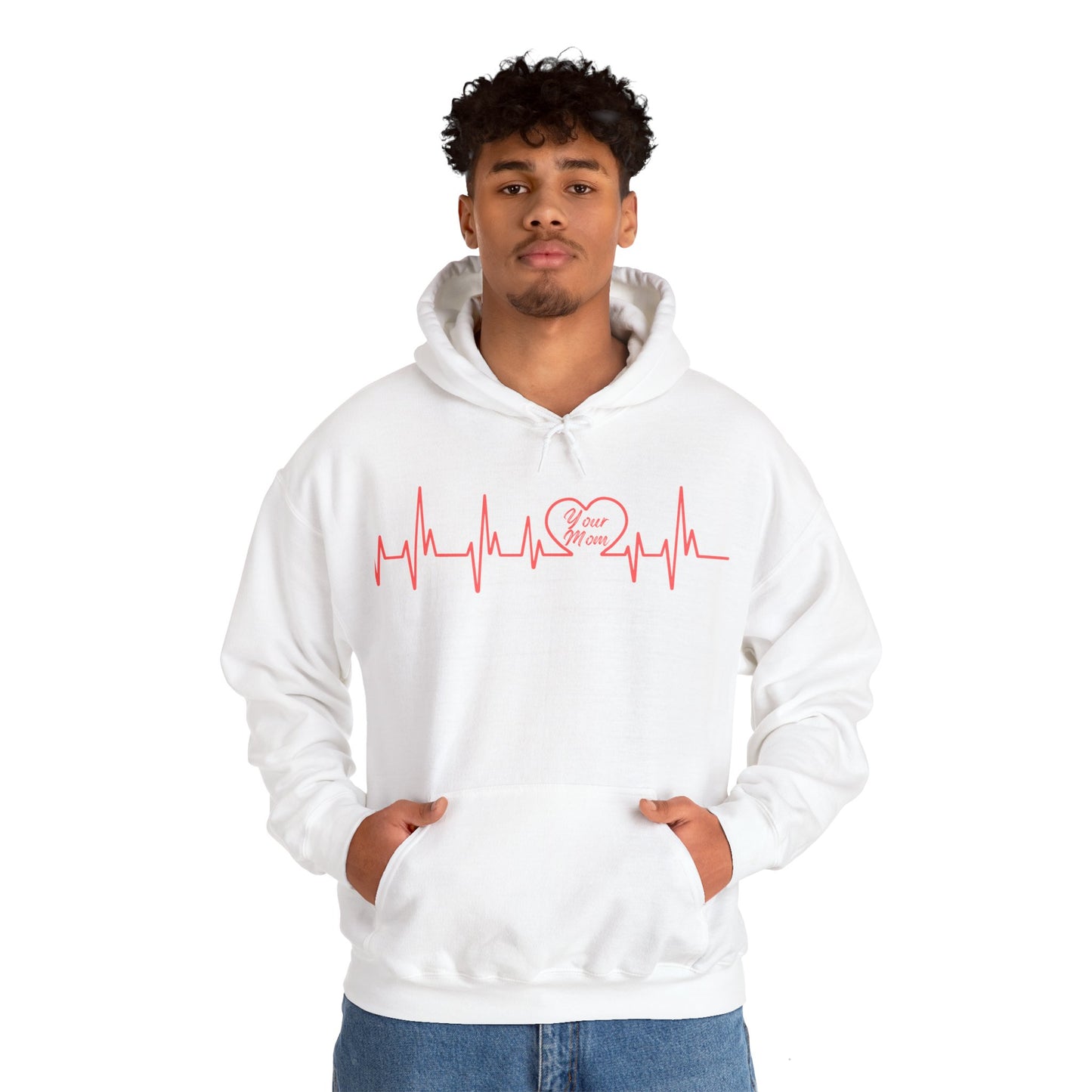 Your Mom Heartbeat Hoodie