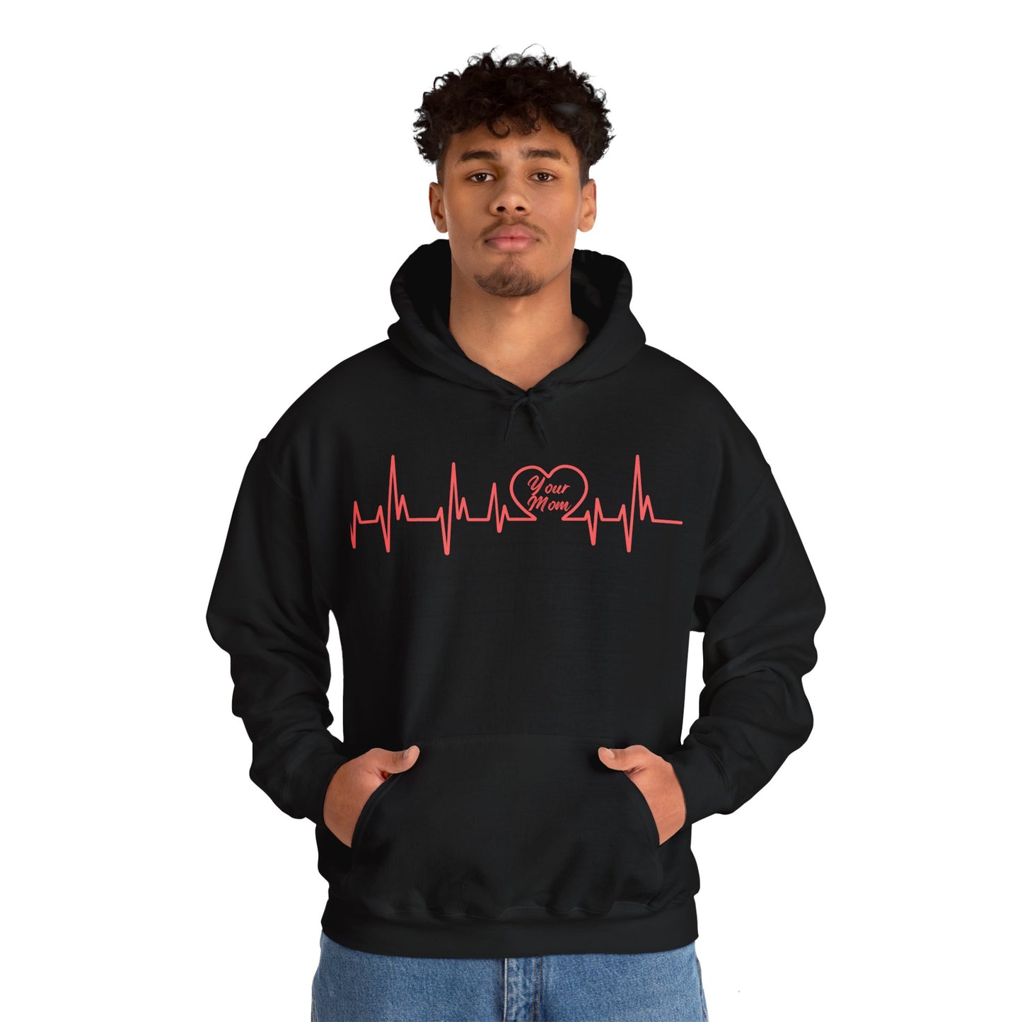 Your Mom Heartbeat Hoodie