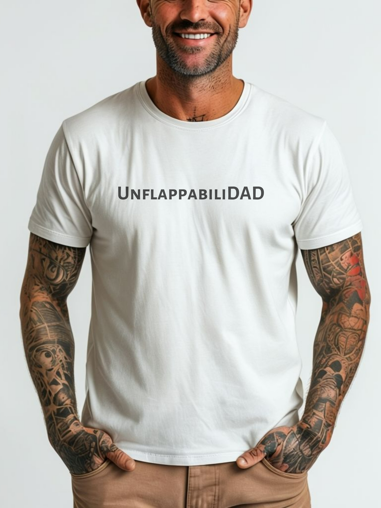 UnflappabiliDad - Comfy Unisex Heavy Cotton Tee