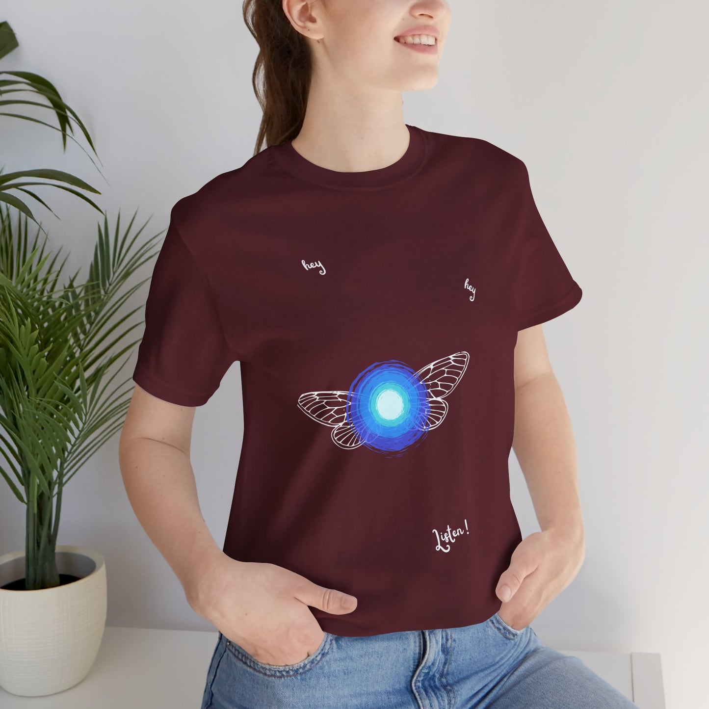 Hey, Listen! unisex comfy t-shirt