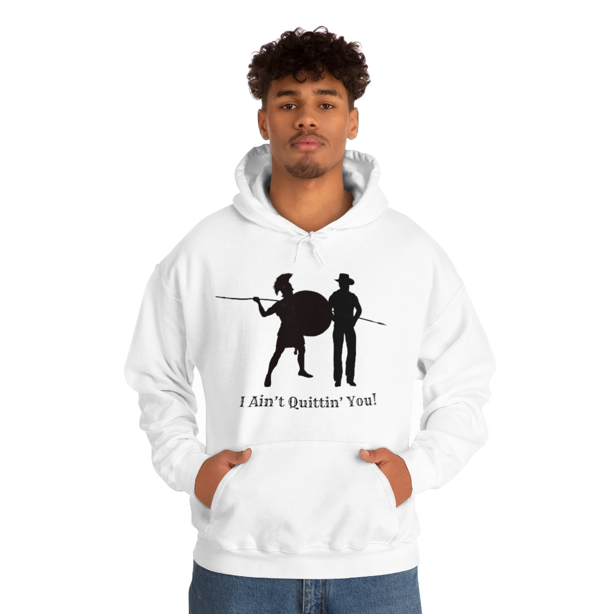 I Ain’t Quittin’ You! Unisex Heavy Blend™ Hooded Sweatshirt