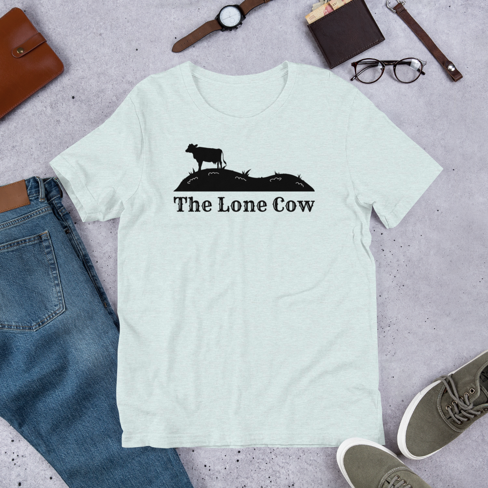 The Lone Cow Unisex t-shirt