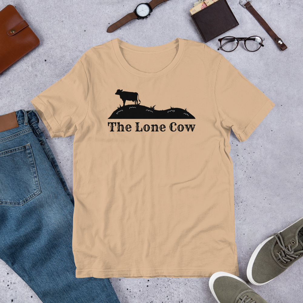 The Lone Cow Unisex t-shirt