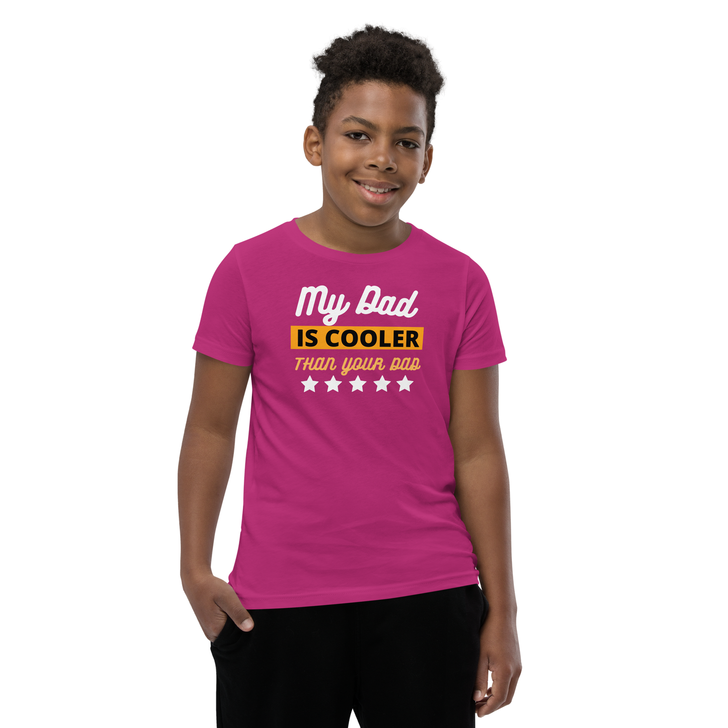 My Dad Is Cooler Than Your Dad Youth Short Sleeve T-Shirt