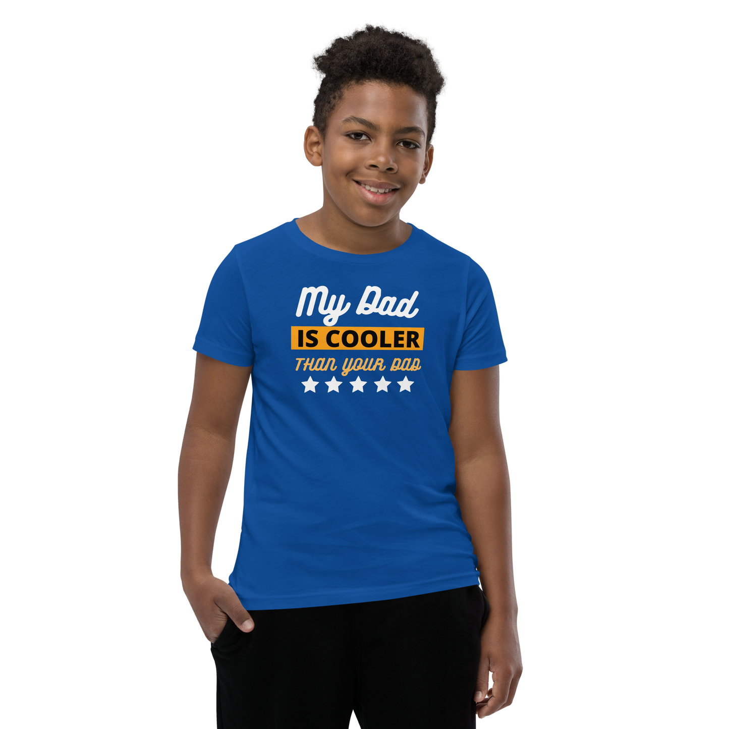 My Dad Is Cooler Than Your Dad Youth Short Sleeve T-Shirt
